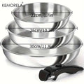 KEMORELA 316 Stainless Steel Pot Set -Stackable Induction Cookware with Removable Handles, Oven Safe Dishwasher Friendly,Durable