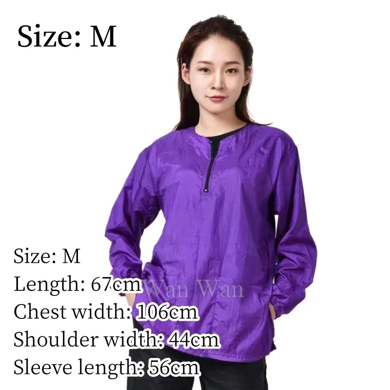 Pet Groomer Uniforms Pet Dog Grooming Clothes Long Sleeve Waterproof Not Stained With Hair Smock Breathable Beauty Gown Y0826