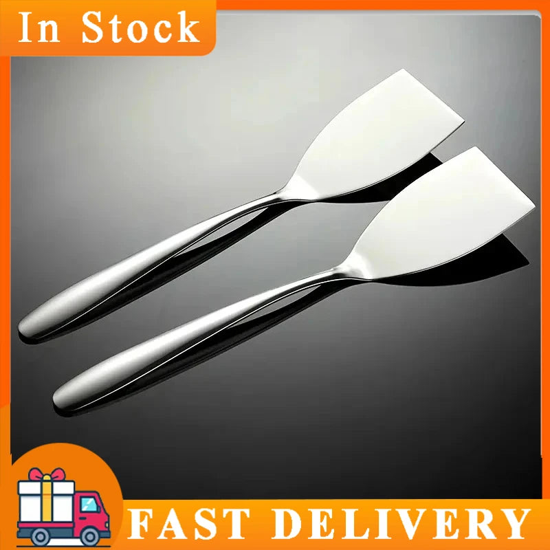304 Stainless Steel Cooking Spatula Turner Steak Pancake Frying Shovel Multifunction Pizza Pastry BBQ Tools Kitchen Accessories