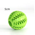 Rubber Pet Dog Toys Dog Chew Toys Tooth Cleaning Treat Ball Extra-tough Interactive Elasticity Ball for Pet Accessories