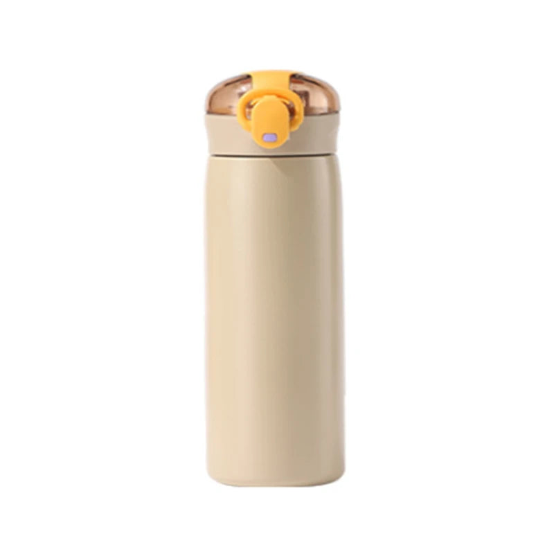 304 Stainless Steel Thermos Cup with Straw 320ml/460ml Insulated Water Bottle Travel Mug Leak Proof Vacuum Flask