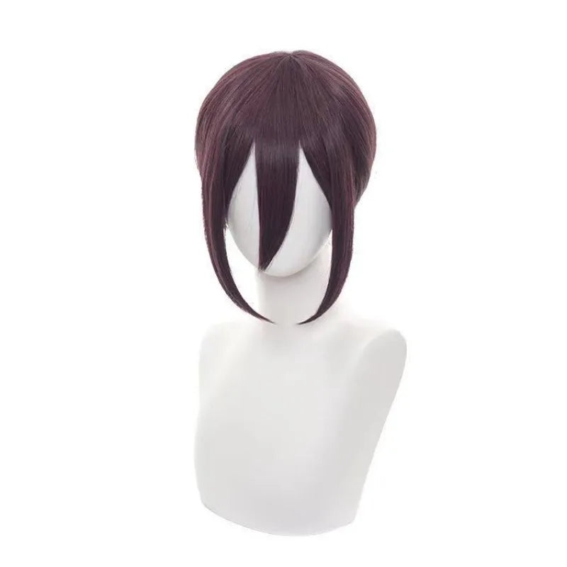 Chainsaw Man Reze Cosplay Wig Synthetic Short Straight Wig Anime Coser Cute Girl Heat Resistant Fiber High Quality Wig Halloween