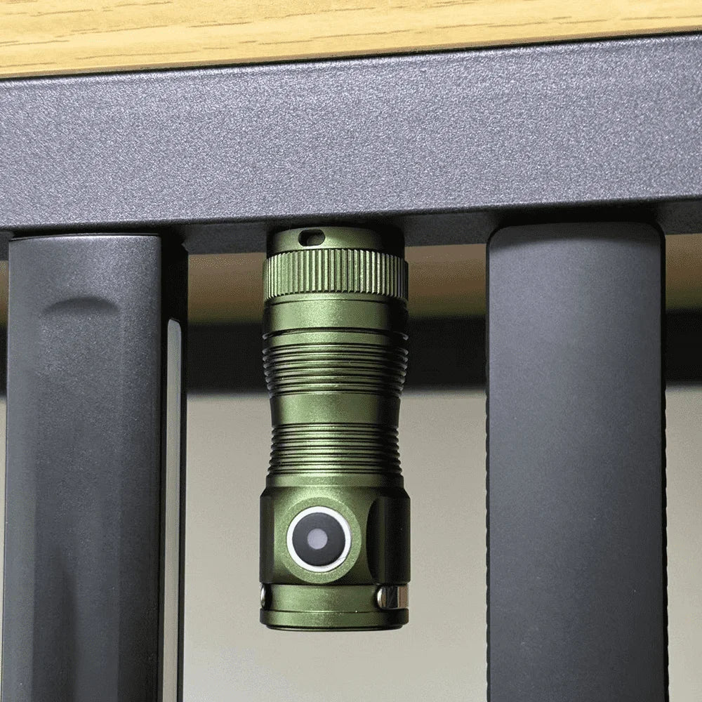 Sofirn SC13 Black Green SST40 LED 1300lm Mini Tactical 18350 Flashlight 6000K Keychain Emergency Torch