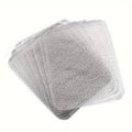 10PCS / Set Stainless Steel Barbecue Grid Disposable Non-stick Tray Barbecue Liner for Camping Picnic Home Meat Fish BBQ Mat