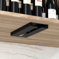 Under Cabinet Upside Down Wine Glass Holder - For Wine Glasses/Champagne Glasses, Minimalist Style Black and White Available