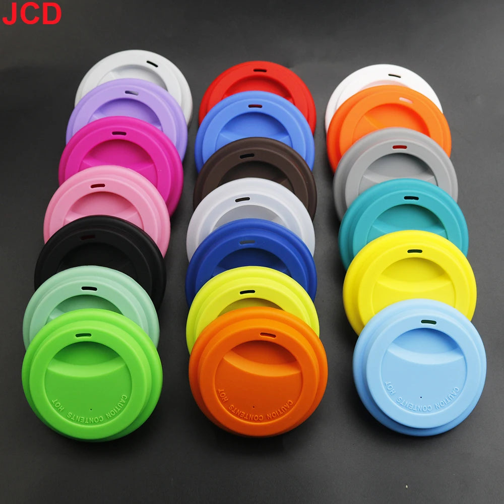 1pcs 9.5cm Universal Silicone Mug Cup Cover Sealing Protective Lid Heat Temperature Preserve Dust Free for Tea/Coffee/Milk Cup