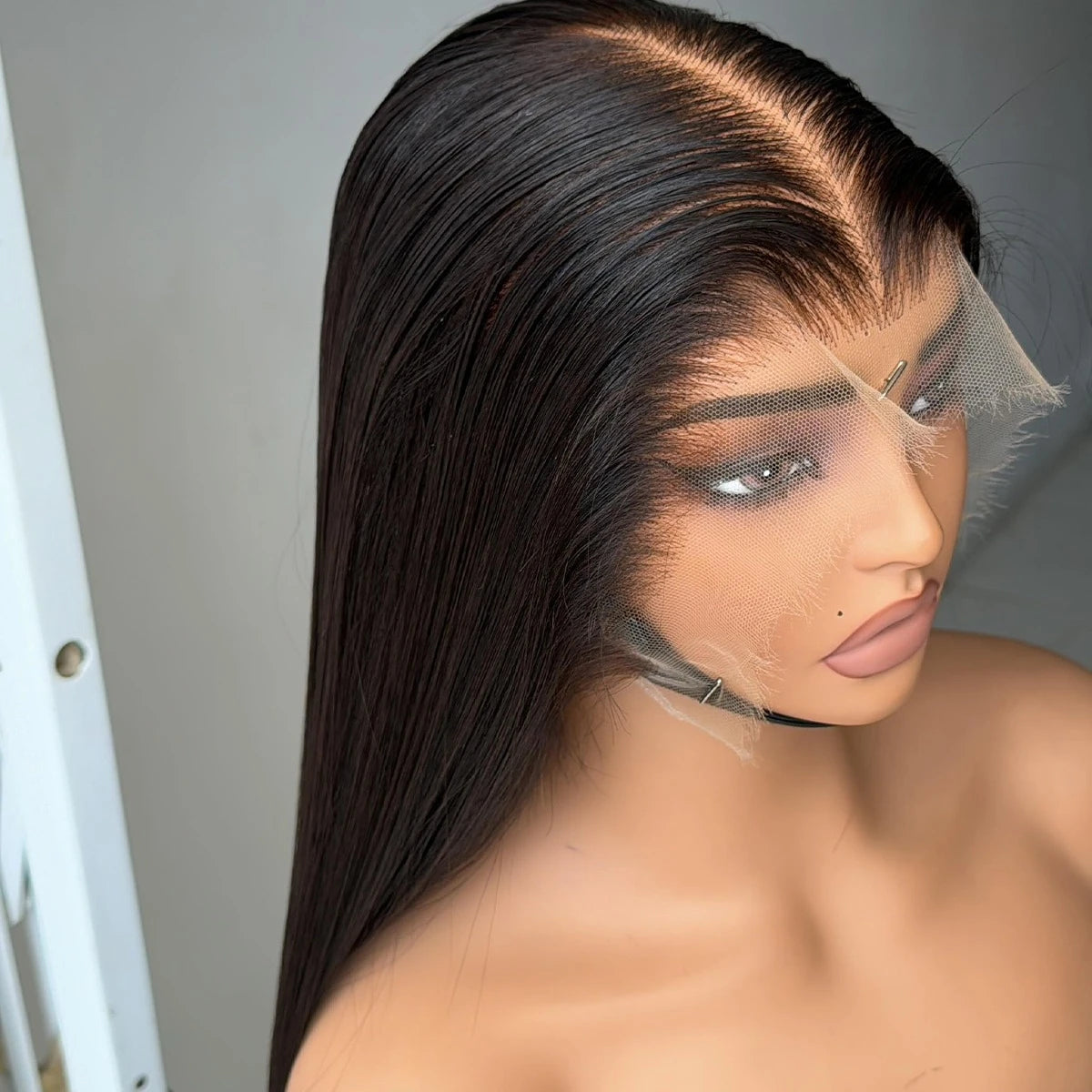 200 Density 13x4 13x6 HD Lace wig Frontal Human Hair Wigs Black Bone  40 Inch Straight Brazilian Virgin Hair  5x5 Glueless Wigs
