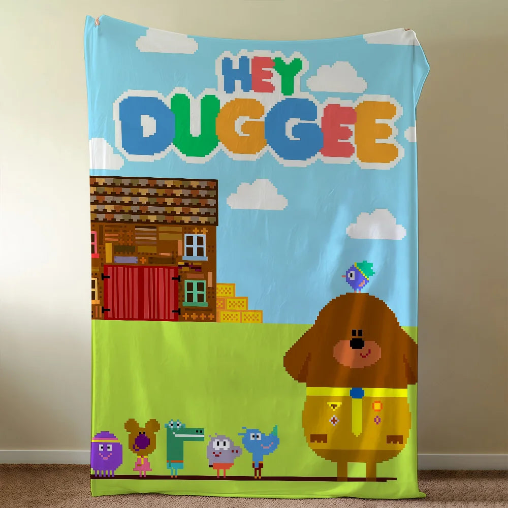 Blanket Throw Super Cosy Plush Living Anime Room Sofa H-HeyS-ES Couch Childish Cartoon D-DuggeeS-ES Birthday Gifts