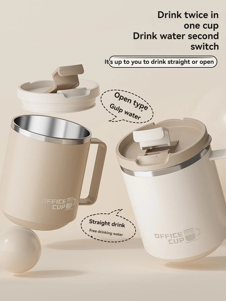 Milk Coffee Cup Stainless Steel Double Wall Thermal Insulated Water Cups and Mugs Metal Coffee Cup Mug