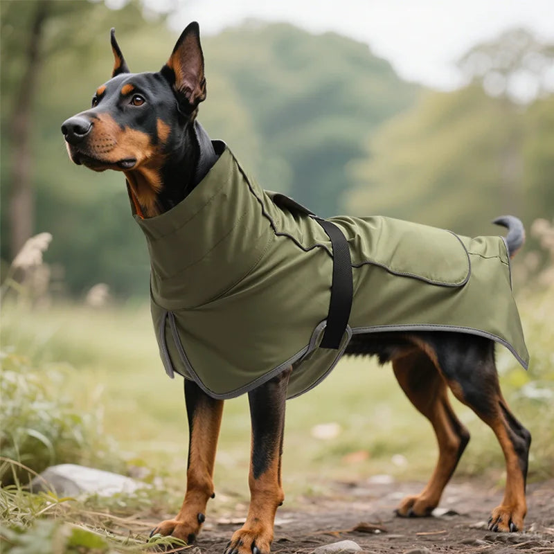 Dogs Clothes Pet Waterproof Raincoat Outdoor Sunny And Rainy Two Use Pet Clothing Medium And Large Dogs Raincoat