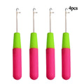 Latch Crochet Hook Needle Plastic Knitt For Making Jumbo Braiding Dreadlock Hair Tools Weaving Dreadlock Extension
