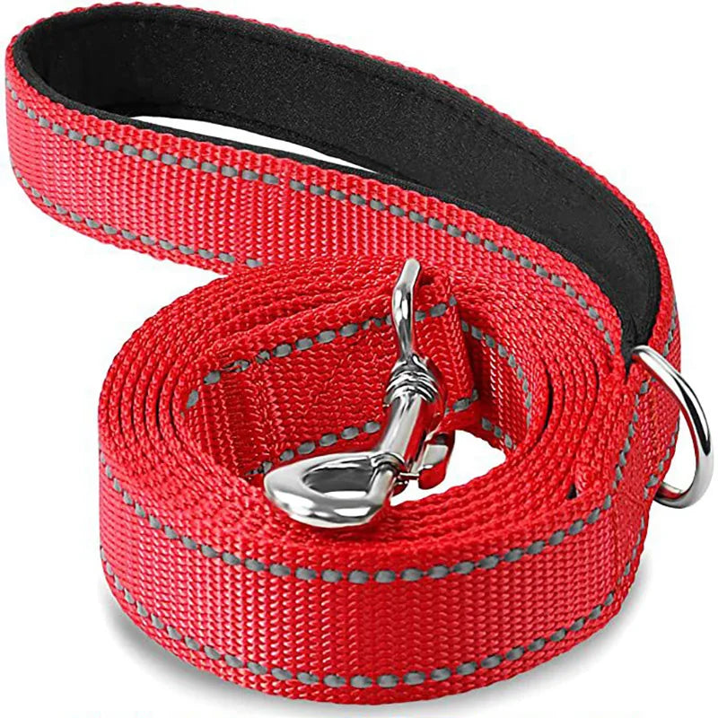 1.8m Dog Traction Rope Night Reflective Rope Pet Training Rope Cat Dog Strap Collar Lead Belt Pet  Accessories