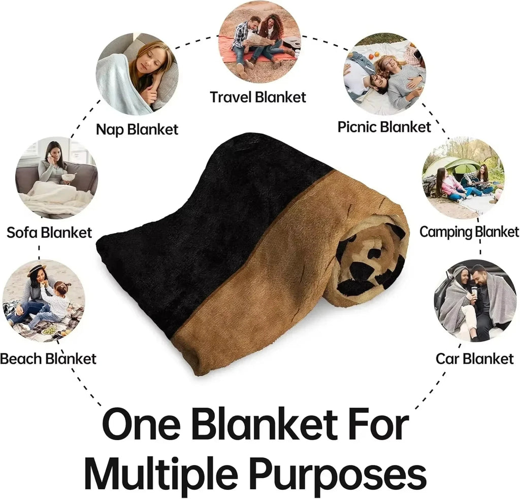 Blanket Gray Bat Blanket New Arrival Minimalist Design Soft Warm All Seasons Use Halloween Home Decor Gift
