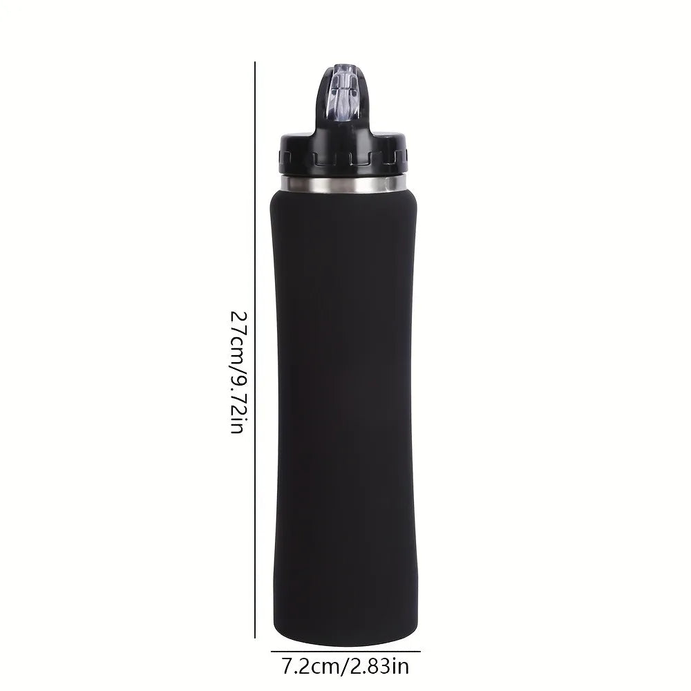 Personalized Insulated Stainless Steel Water Bottle with Straw - Engraved Fitness/Cycling Bottle, Perfect Gift for Men & Women