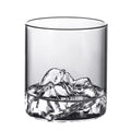 1/2/4pcs Japanese Mountain Whiskey Glass,200/300ML Transparent Beer Water Cup for Bar Party,Multipurpose Coffee Cup Glassware