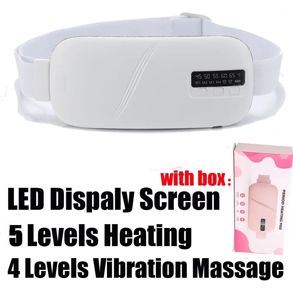 Menstrual Period Pain Relief Device 5-Level Heating Pad Eletric Massager Abdominal Vibrator for Women Physiotherapy Belly Warmer