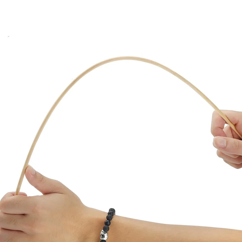 60cm x 6mm 50-100Pcs BBQ Bamboo Skewers Super Long Tornado Potato Wood Skewer Wooden Spiral BBQ Needle Bar Restaurant Supply