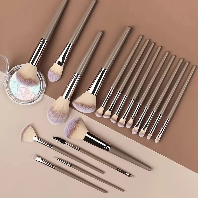 3-20Pcs Premium Makeup Brushes Set Soft Fluffy Beauty Cosmetic Foundation Makeup Brush Eyeshadow Blush Kabuki Make Up Tools