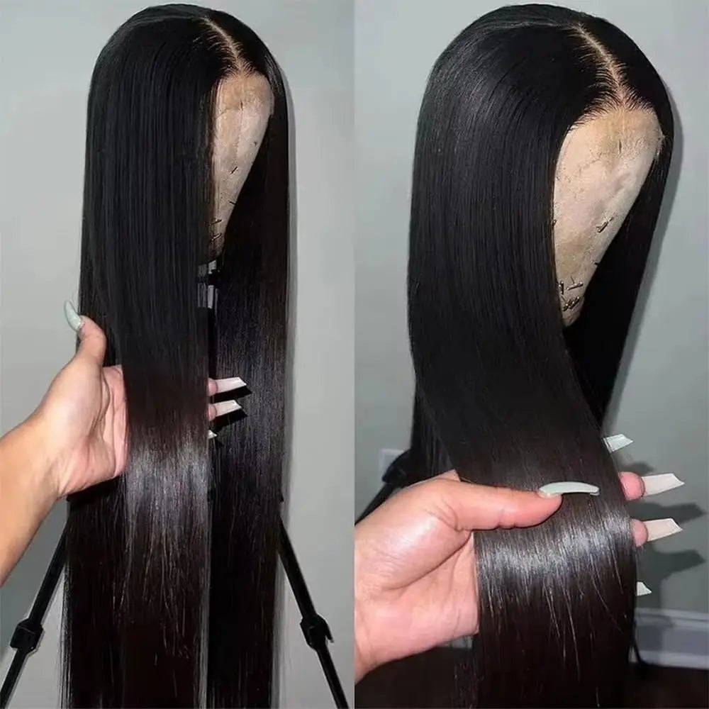 250% Density Straight Hair 13x4 HD Lace Frontal Wig 100% Human Hair 13x4 Full Lace Front Wig For Women Human Hair Wigs