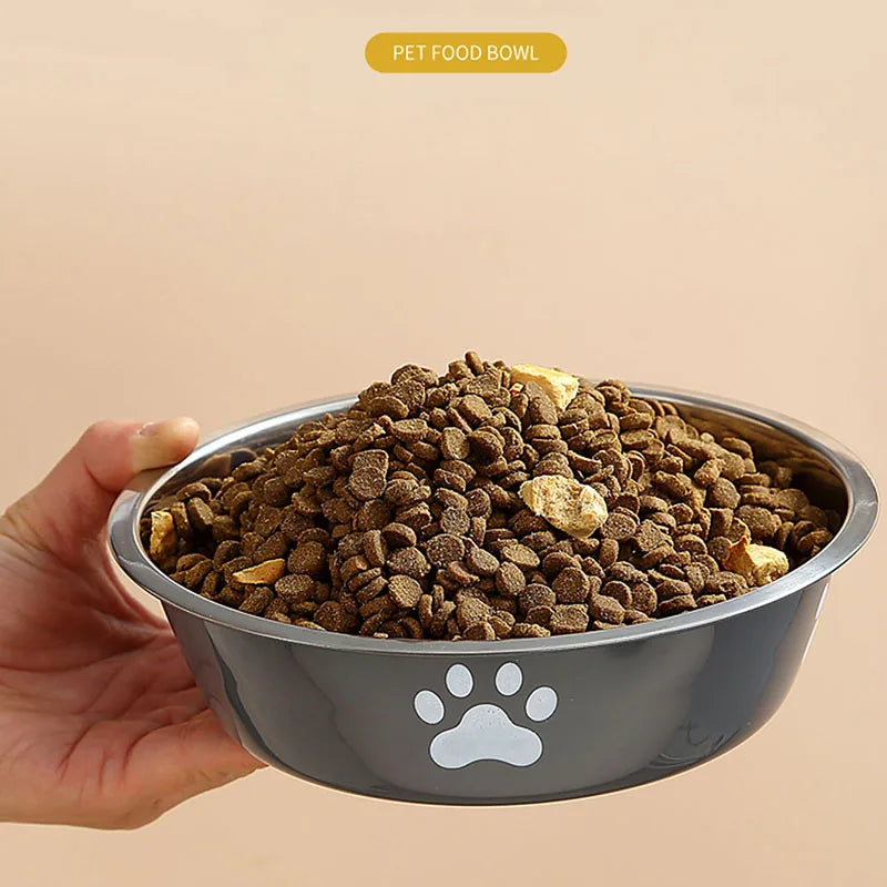 Best-selling stainless steel bowl for cats and dogs, beautiful and durable, anti-slip bottom design for easy eating