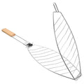 Fish Grill Basket Folding Portable Stainless Steel Barbecue BBQ Grill Basket Portable Outdoor Camping Stainless Steel BBQ Rack