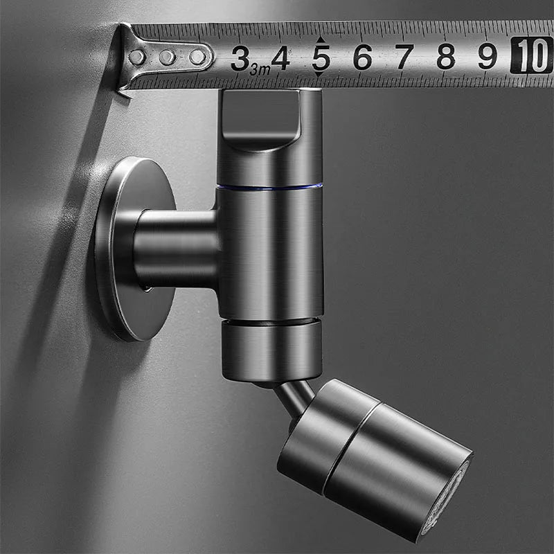 Stainless Steel Single Cold Faucet G1/2 In-wall Cleaning Room Mop Pool Faucet Bathroom Cleaning Faucet Mini Space Saving