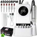 45000RPM Rechargeable Electric Nail Drill Professional Nail Polishing Machine Low Noise Nail Sander File For Manicure Salon
