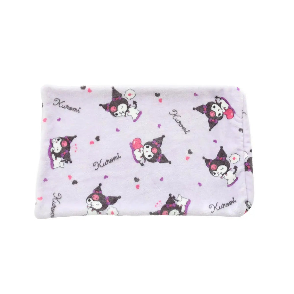 Lovely Kuromi Blanket Japanese Anime Flannel Blanket Warm Blanket Leg Blanket Office Bedroom School Nap Blanket Summer Quilt