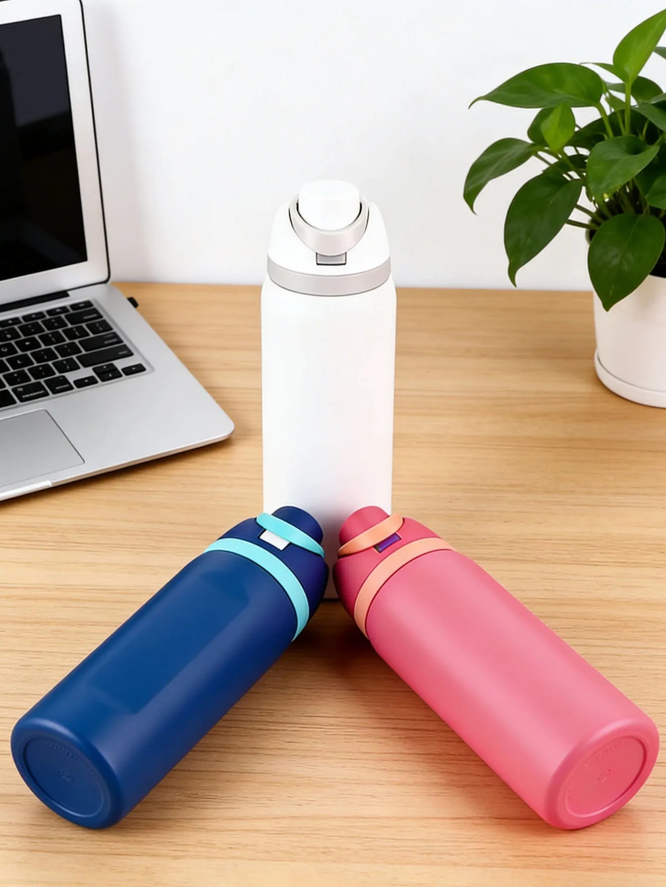 304 stainless steel insulated cup, dual-purpose fruit cup, sports climbing portable large-capacity handheld flip cup