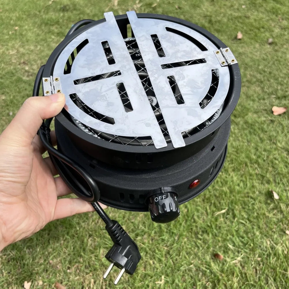 220V/1000W Hookah Shisha Coal Burner Hot Plate Barbecue Electric Stove Kitchen Cooking Coffee Heater  Fast Burning  EU Plug