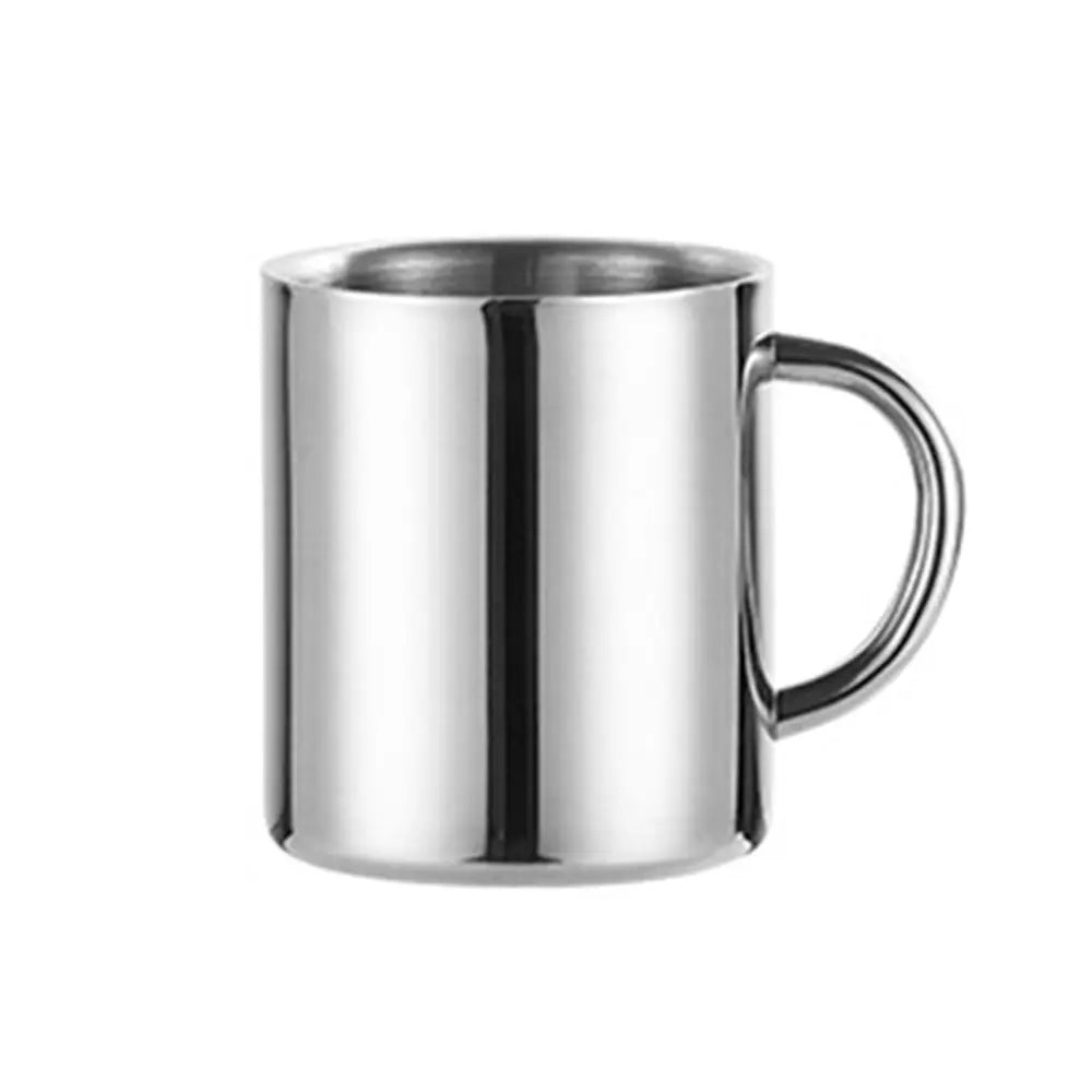 BPA Free Stainless Steel Coffee Mug Double Wall Handle Drinking Water Cup Dishwasher Safe Shatterproof Tea Cup Home