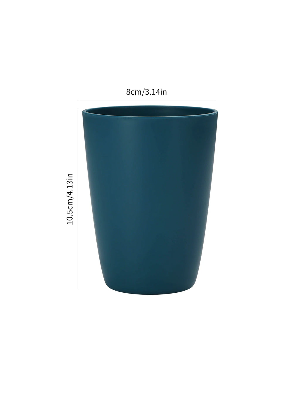 2/4/6pcs Dark blue plastic cup reusable Suitable for home kitchen restaurant picnic camping RV drink soda milk juice