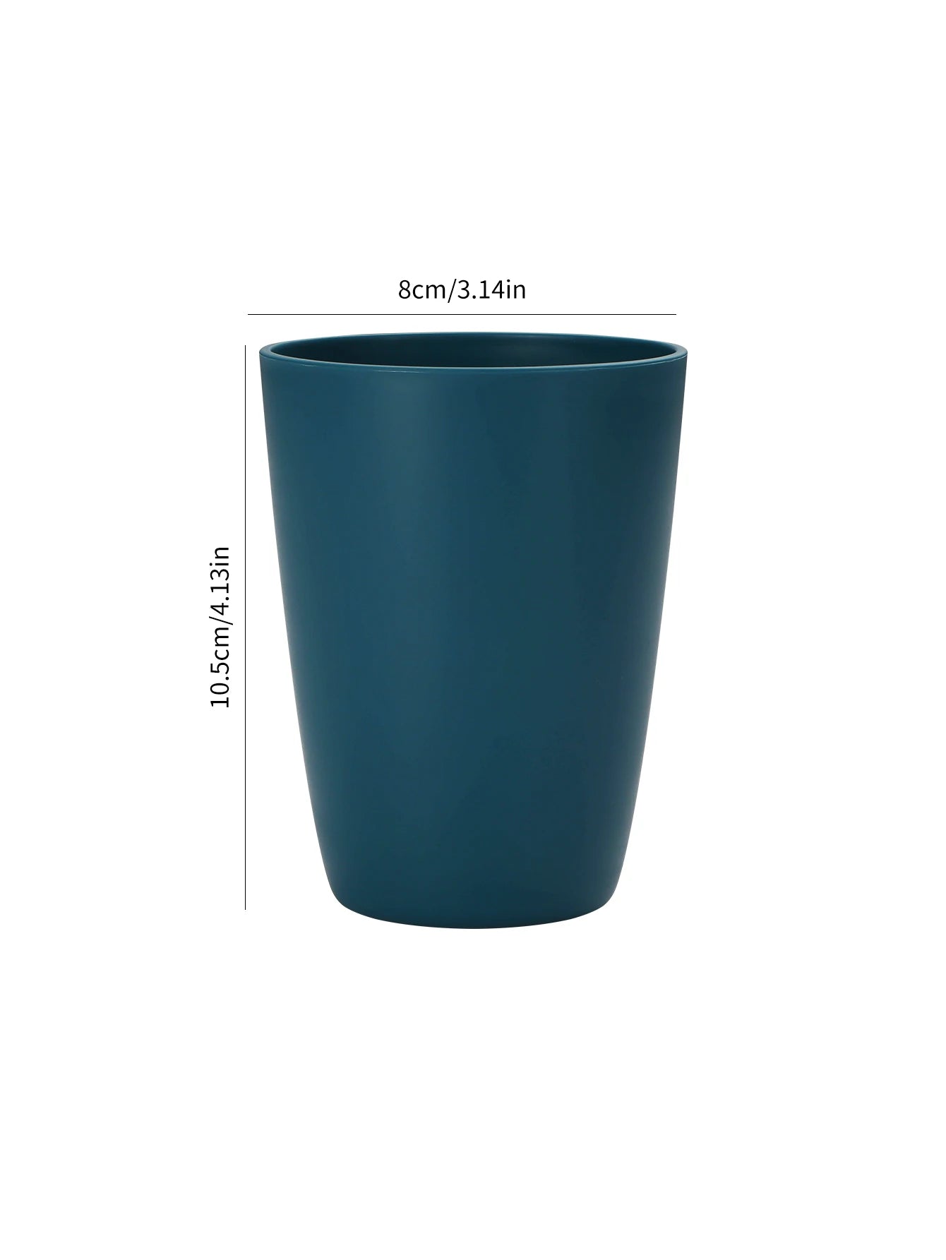 2/4/6pcs Dark blue plastic cup reusable Suitable for home kitchen restaurant picnic camping RV drink soda milk juice