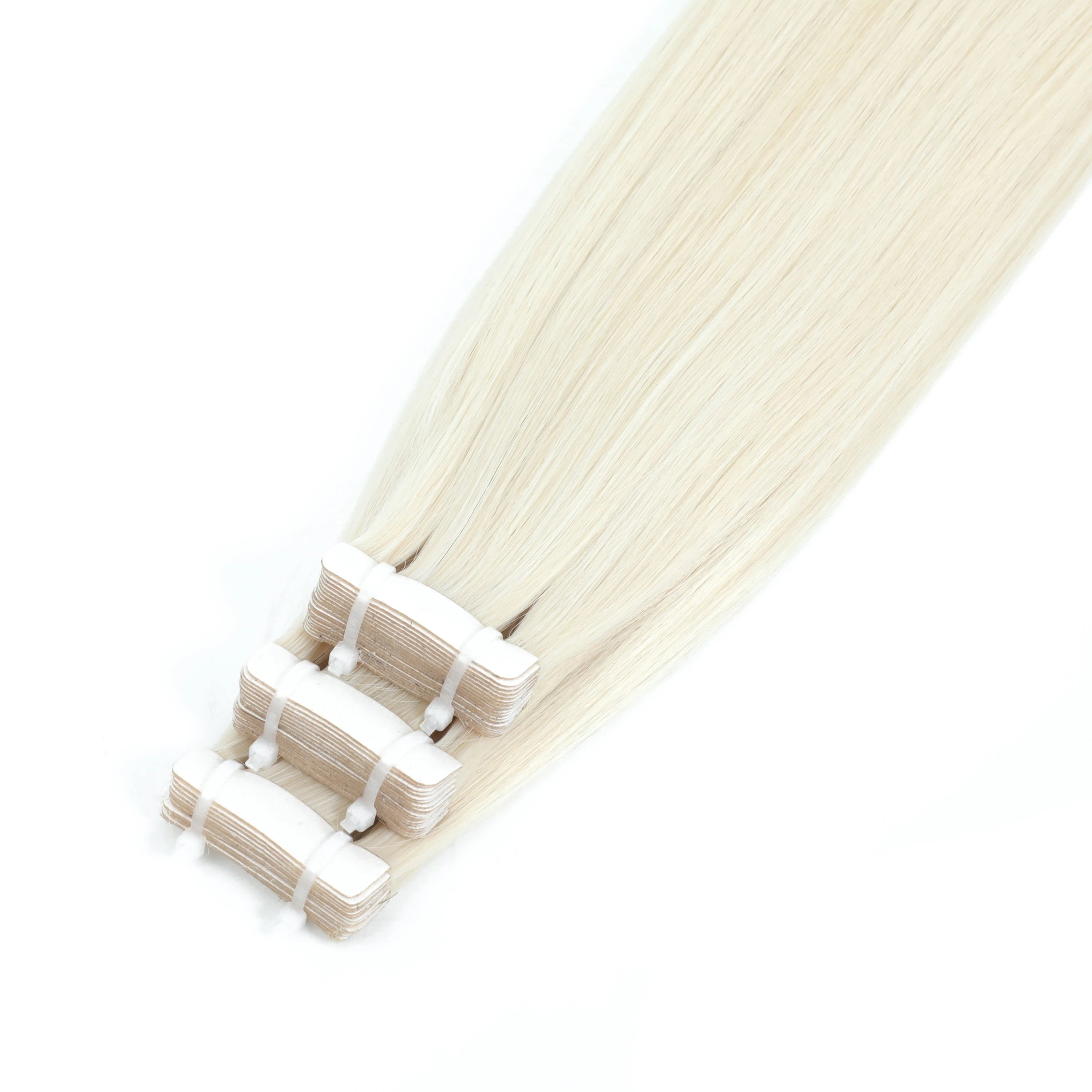 Synthetic Tape In Hair Extensions Straight White Double Sided Invisible Natural Tape in Hair High Temperature Fiber For Women