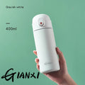 GIANXI Bouncing Straw Thermos Cup Stainless Steel Termos Water Bottle Simple Ins Style Portable Insulated Cups Drinkware