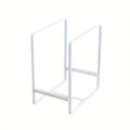 Stainless Steel Accessory Kitchen Cabinet and Storage Shelf Vertical Cookings Utensil Holder Organizer for Plates Bowls Cups