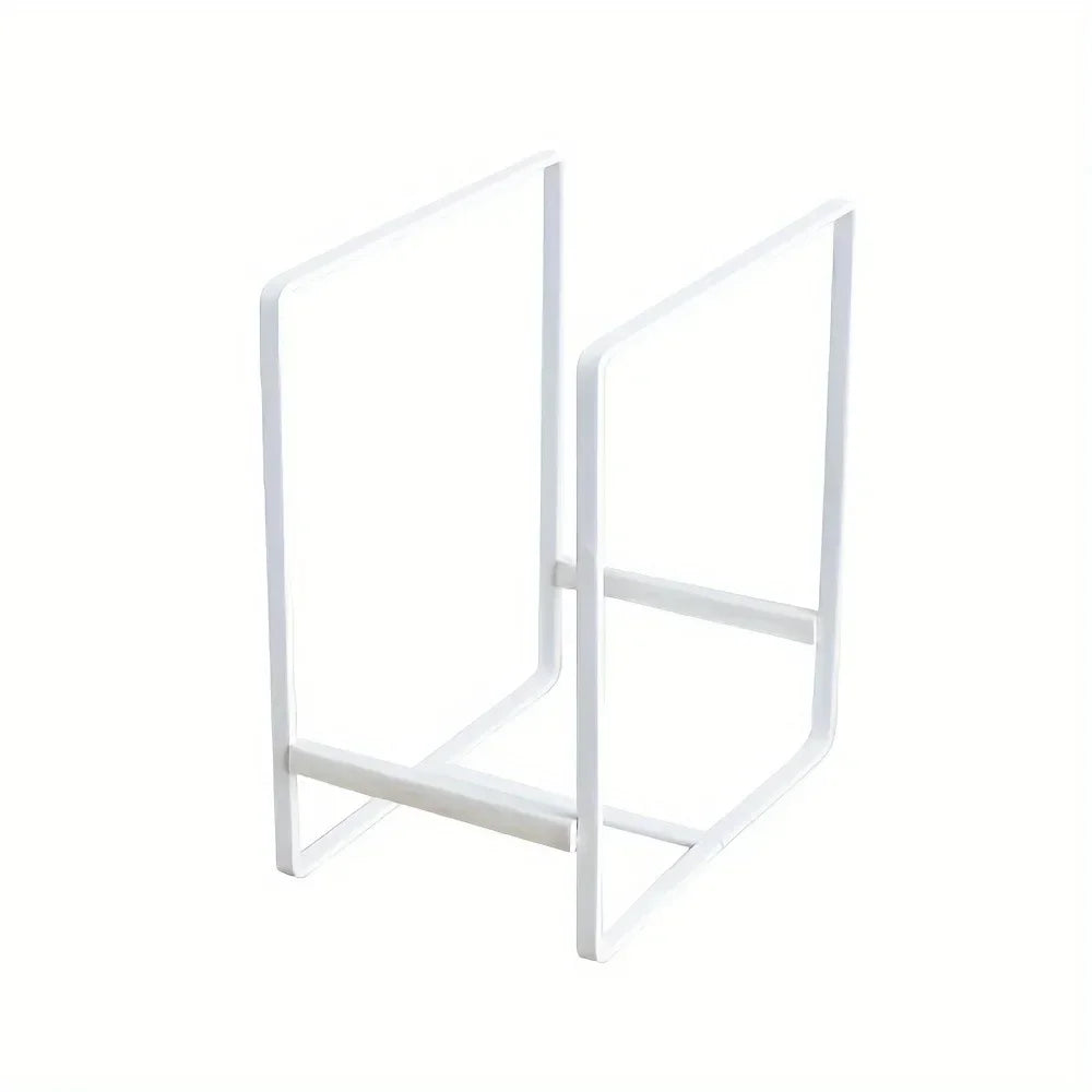 Stainless Steel Accessory Kitchen Cabinet and Storage Shelf Vertical Cookings Utensil Holder Organizer for Plates Bowls Cups