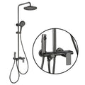 9 Inch Shower Head High Pressure Cold and Hot Rainfall Shower Head Set Large Panles Handheld Shower System Bathroom Accessories