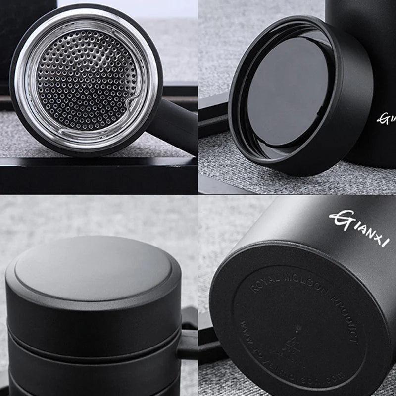 Vacuum Flask Large-capacity Stainless Steel Heat Preservation Cup Household High-grade Simple Insulation Cup