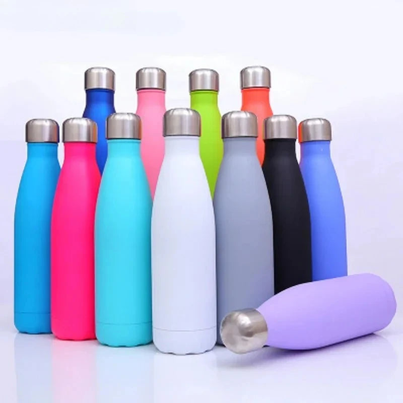 500/750/1000ML Double Wall 304 Stainless Steel Thermal Flask Vacuum Thermos Outdoor Portable Sport Thermal Drink Water Bottle