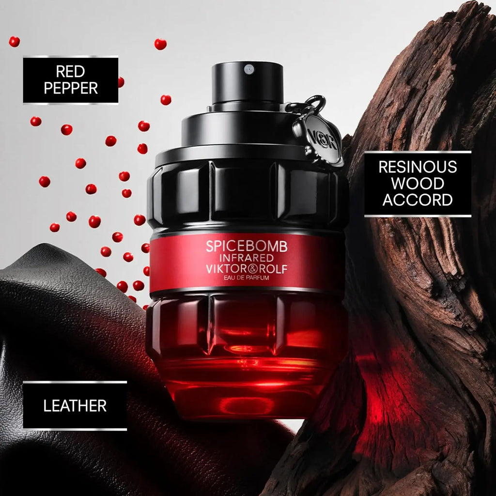 Spicebomb Extreme Eau de Parfum 100ML for Men, Woody Spicy Vanilla Amber Accord, Long Lasting Cologne Spray