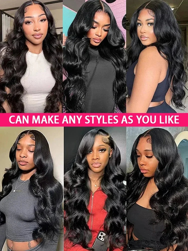 16A Body Wave Human Hair Bundles With 4x4 Closure Brazilian Virgin Weave Hair 100% Unprocessed Raw Hair 3 4 5 Bundles Extensions