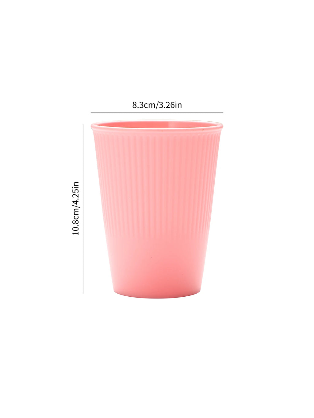 [homeeee] Reusable Pastel Pink Cup Set - Eco-Friendly Picnic & Home Mug