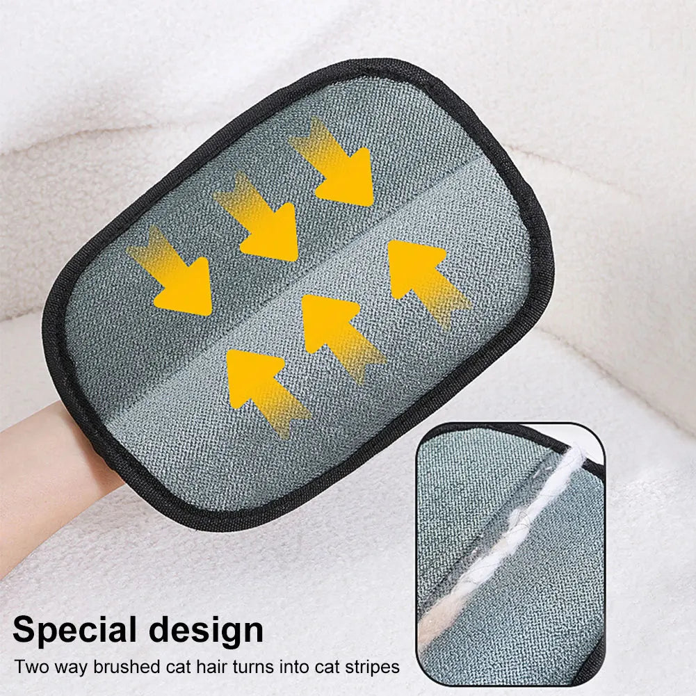 Pet Grooming Gloves Hair Remover Brush Deshedding Brush Glove for Dog Cat Rabbit with Long/Short/Curly Hair