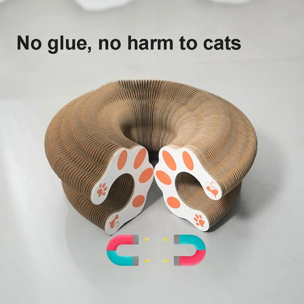 Transformable Kitty Kurlz Cat Toy Wear-Resistant No Crumbs Cat Scratching Board Resistant To Scratching Cat Scratcher