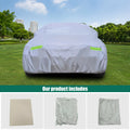 200"-210" Universal for Car Cover Waterproof All Weather Fit Sedan Length
