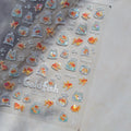 1pcs Cute A bag of Starfish Nail Charm Stickers 3D Jelly Ocean Fish Bubble Adhesive Nail Sticker DIY Summer Nail Art Decorations