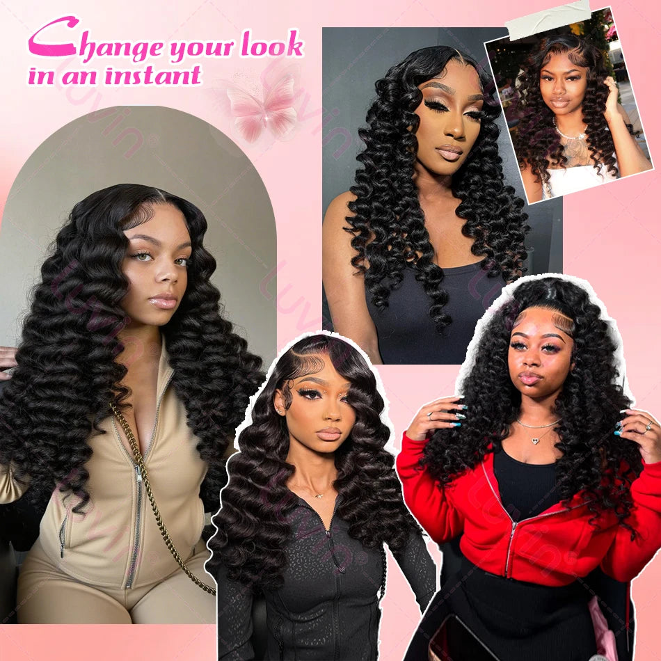 Loose Deep Wave 28 30 Inch Indian Remy Raw Virgin Unprocessed Human Hair Loose Wave Extensions 1 2 3 4 Bundles Deal