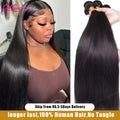 Silkwave Bone Straight Human Hair Bundles 100% 28 30 Inch Remy Brazilian Silky Hair 3/4 pieces Human Hair Extensions Virgin Hair