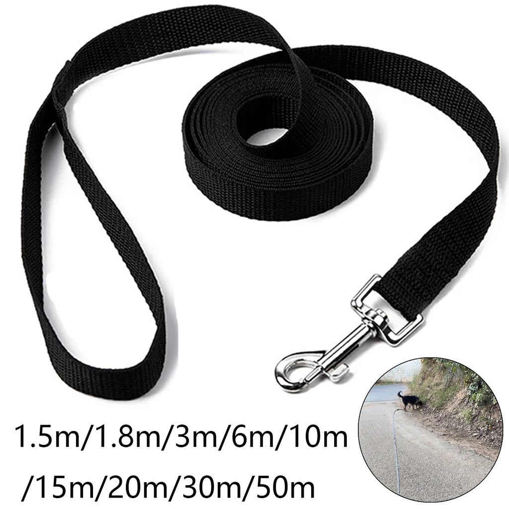 10m 15m Big Dog Leash for Small Large Dogs Outdoor Hiking Puppy Solid Nylon Traction Rope Golden Retriever Labrador Pet Supplies